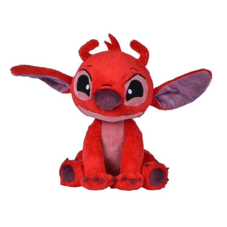  peluche géante stitch leroy rouge 50 cm 